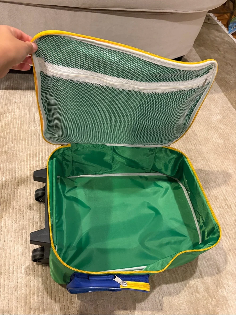 All Star Sports Kids Rolling Luggage by Stephen Joseph | Personalized “Thomas”